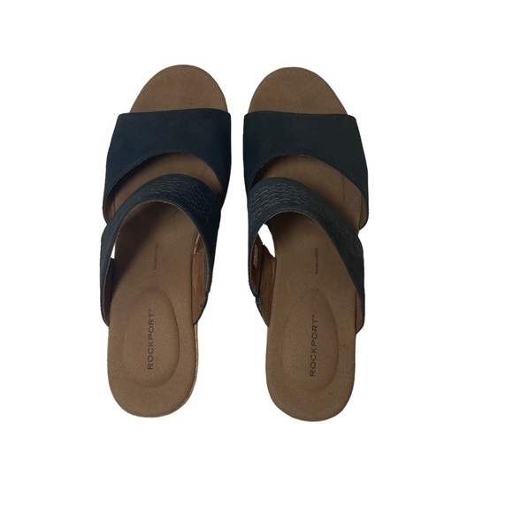 ROCKPORT Wedges Ladies size 10US Black and Tan. Extremely good condition - Picture 9 of 13